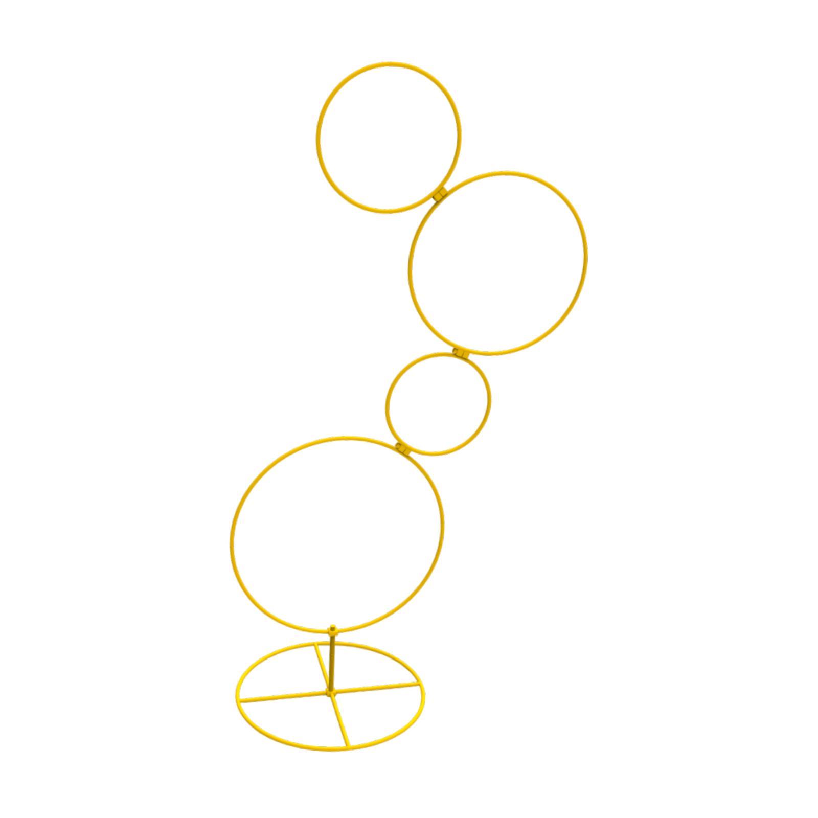 Flower Display Stand DIY Outdoor Flower Arrangement Holder for Shower Event Ceremony Shopping Mall Graduation Birthday Party золотой