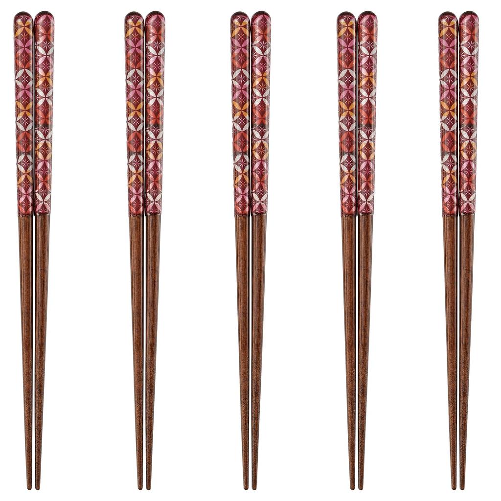 Happy Set of Dishwasher Made in PID7595 J-kitchens Chopsticks, 5, Material Wood, Safe, Japan,