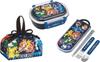 Skater Character 25 Antibacterial Dishwasher Safe Soft Lid Tight Lunch Oval 360ml Trio Set Lunch Drawstring Soft Tight Lock Lunch Set Box, Shape,