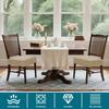 Jacquard Chair Seat Cover Elastic Chair Slipcovers for Home Banquet Dining Room Solid Color Removable Washable Chair Covers