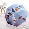 1pc Frozen II Olaf Snowman Cartoon Umbrella, Portable 3-Fold Compact Umbrella, Suitable for Camping, Hiking and Travel, Ideal Easter Birthda
