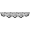 Table Runner Spiders Web Lace Tablecloth Fireplaces Curtain Compatible for Halloween Party Decoration Horror House Props