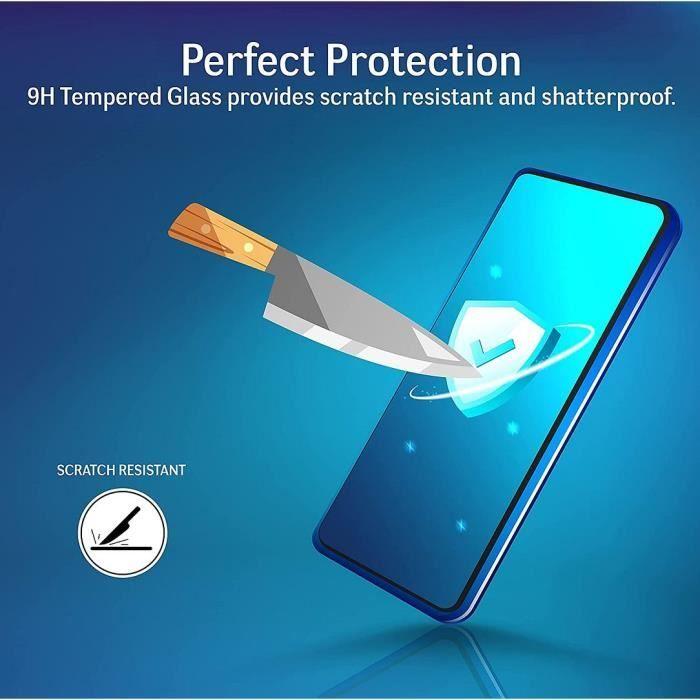 Verre Trempé pour OPPO A52 - E.F.CONNECTION - Pack de 3 - Résistant aux rayures et antichoc
