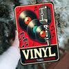 Vintage Microphone Tin Sign Music Retro Wall Decor Rustic Bar Metal Art Gift