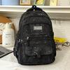 Schoolbag Korean version of high-value bow backpack for junior high school students, large-capacity schoolbag, casual trend, cute backpack.