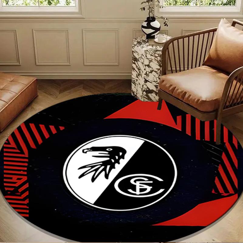 Adler Symbol Frei-burg Fußball Runde Matte Heimdeko, Stuhlmatte Für Wohnzimmer, Schlafzimmer, Fußmatte Heimdeko Geburtstagsgeschenk Weihnachtsgeschenke