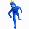 Halloween Rainbow Friends Roblox Game Cos Blue Colorful Little Monster Costume Onesie