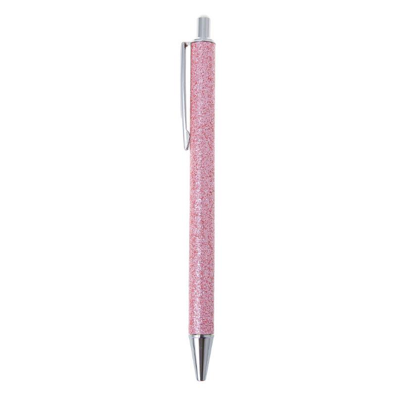 Luxury Bling Metal Ballpoint Pen 1.0mm Glitter Oil Flow Pens Office Supplies