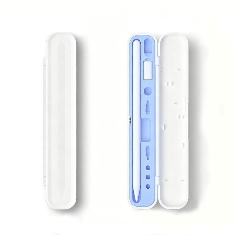 ABS Silicone Pencil Nib Protective Storage Case Lightweight Dustproof Holder for Digital Stylus Pen Office Stationery