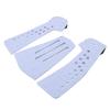 3 Pcs Surfboard Traction Pad AntiSkid MoistureProof Surf Deck Mat for Skimboard Accessories(White )