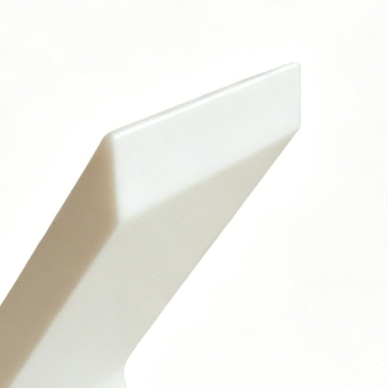 Record Shelf Display Stand with L Shaped Support and Front Stops Media Corners for Desktop Record Player Placement