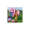 Blocuri de construcție Casa Porcului Minecraft Cărămizi Educaționale Cadou Zi de Naștere Crăciun Jucării pentru Copii