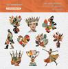 Retro Dream Collage Stickers: Poetry Series for DIY Journal Decoration - 6 Styles