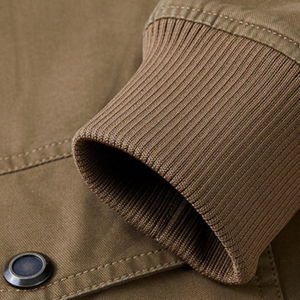 Winter Fashion Turndown Collar Jacket Man Bomber Jacket Mens Windbreaker Thicken Jackets Coat Men's Clothing Casual Jacket