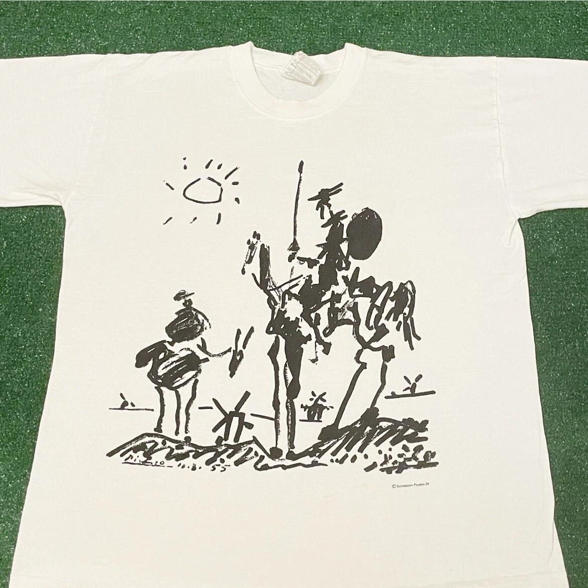 

Vintage 90s Art Tee Picasso Succession Art 2004 VTG Shirt Mens Size L 3XL