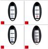 Interior Mouldings Glossy Carbon fiber ABS Car Key Case Fob Cover For infiniti FX35 FX37 FX50 G25 G35 G37 JX35 M35 M37 M45 Q70