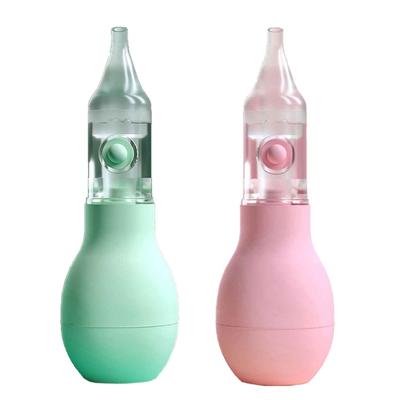 Soft Nasal Aspirator for Baby Nose Vacuum Suction Manual Nose Aspirator Nasal Cleaning Tool Backflow-proof Nose Sucker