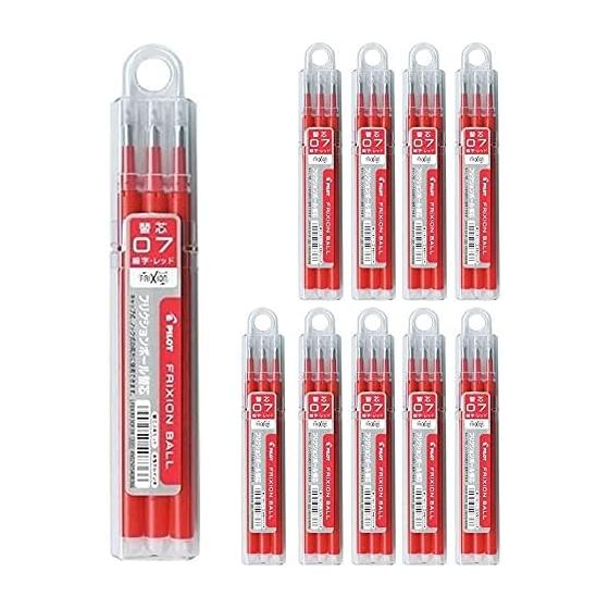 Pilot ballpoint pen refill Frixion ball LFBKRF30F3R 0.7mm 3 pieces x 10 pack