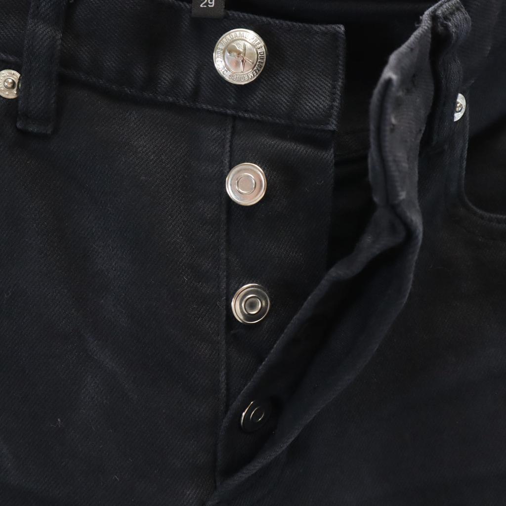A.P.C. Denim Pants W29 Black Jeans Stretch Men's Used