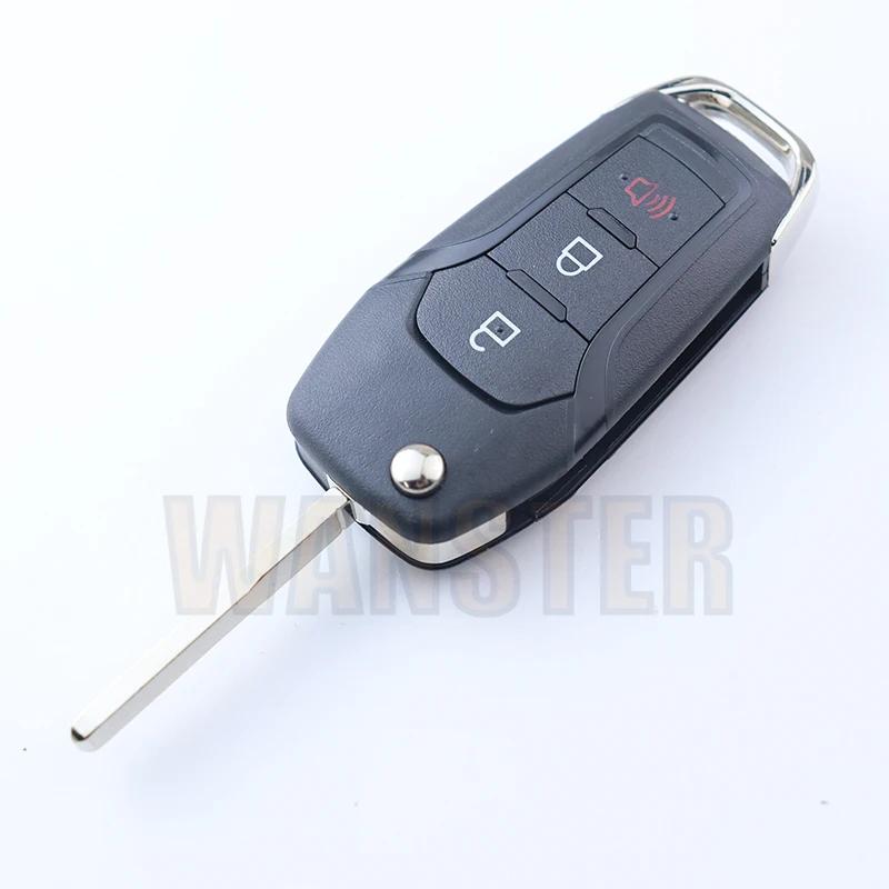 2 3 4 Bottons Car Key Fob Case Shell Housing For Ford Fusion Mk2 Mk7 2013 2014   Edge Explorer Ranger Escort F150 F250