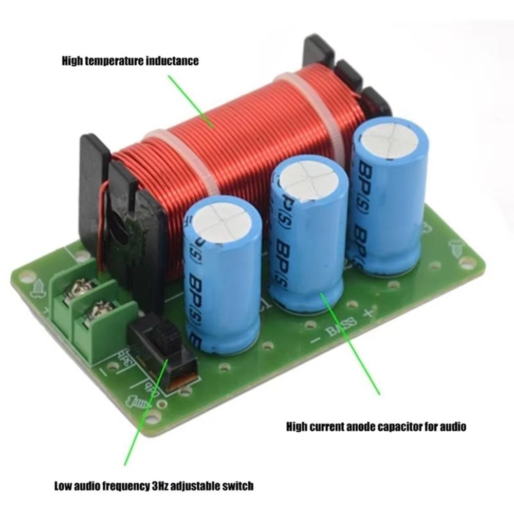 1Pcs Random Color Subwoofer Frequency Divider Subwoofer Crossover Board for Audio Video Equipment