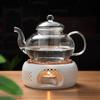 Ceramic Teapot Heater Holder for Heating Tea, Coffee, Water, Candle Insulation Base