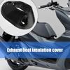 Motorcycle Tailpipe Exhaust Port Guard for CLICK160 Models ABS Construction Enhanced Safety High Temperature Resistant