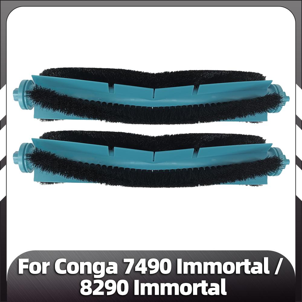 Compatible for Conga 7490 Immortal Series / 8290 Immortal Series Main Side Brush Replacement HEPA Filter Mop Pads Spare Parts