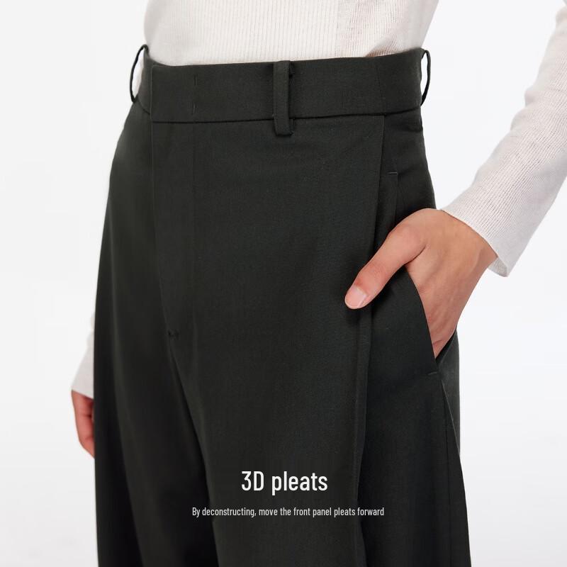 VEROMODA Women's High-Waist Pleated Wide-Leg Pants