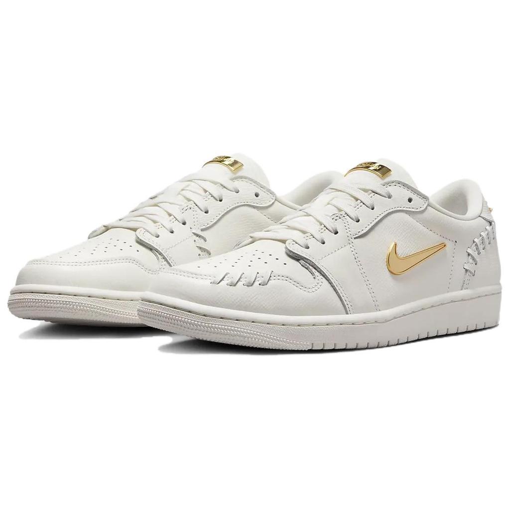 Air Jordan 1 Low Method of Make Vela Oro Metallizzato Sneakers da Donna Crema FN5032-100