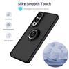 Armor Matte Case For Samsung S25 S24 S23 S22 S21 S20 Note 20 Ultra Plus S25edge S24FE S23FE Magnetic Ring Stand Shockproof Cover