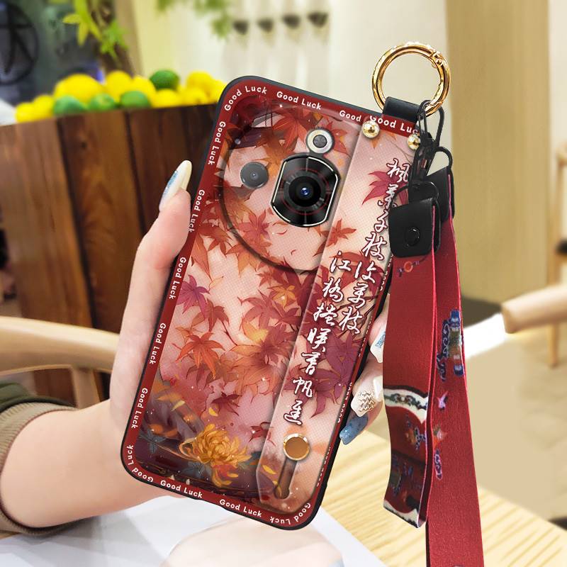 Capa de Telefone Estilo Chinês Resistente à Sujeira Para ZTE Nubia Focus Pro 5G Suporte Moda Anti-choque Para Mãe Capa Traseira Anel