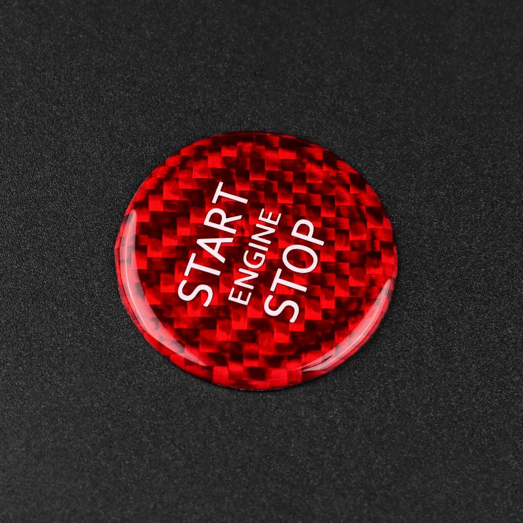 Real Carbon Fiber Start Stop Button Cover For Nissan Sentra Teana 2020-2022 2023 Engine Ignition Switch Car Interior Accessories