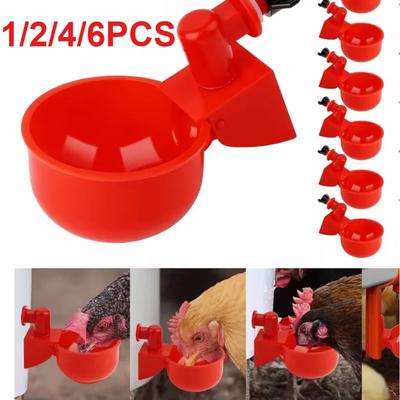 Bevitore automatico per polli, mangiatoia per polli, abbeveratoio in plastica per pollame, mangiatoia per acqua potabile per pulcini, anatre, oche, quaglie