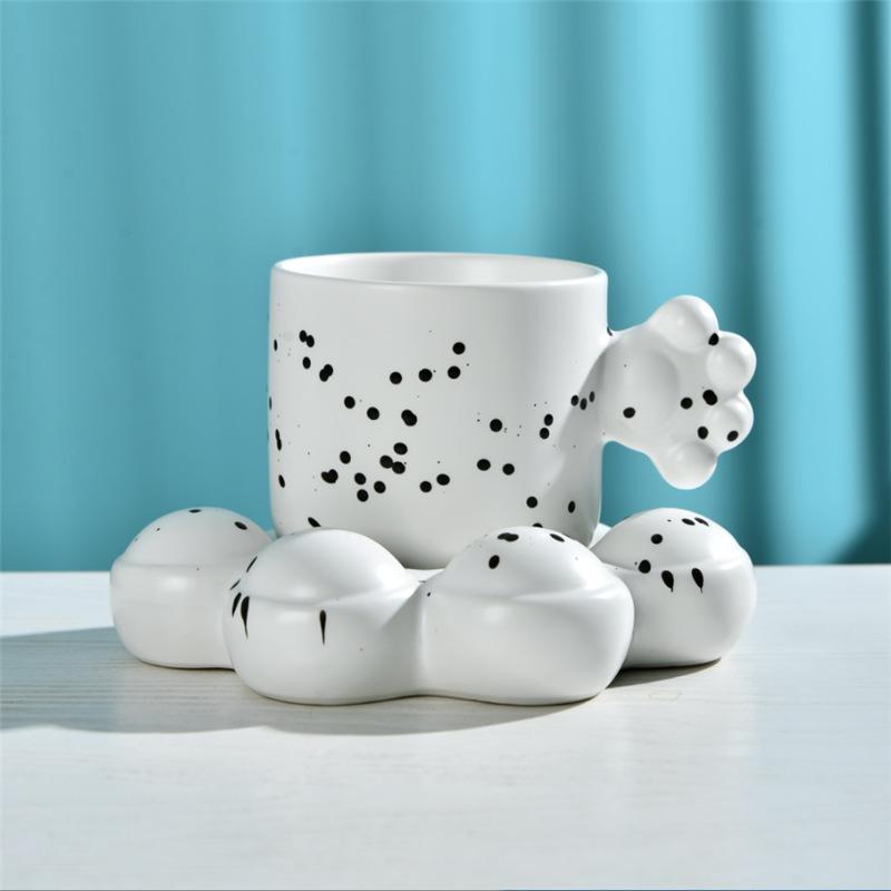 Ceramic Coffee Cup Saucer Cup Supply Wind Breakfast Cup Cute Couple Cup
