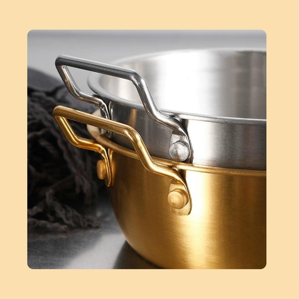 Rustless Steel Serving Bowl Round Deep Appetizer Bowl Practical Food Basin Fruit Storage