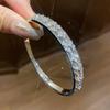 14K Gold-Plated Zircon Starburst Flower Bracelet, Light Luxury Fashion Bangle