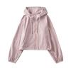 Fashion Style 2024 Spring New Arrival Women's Clothing Zipper Casual Loose Long Sleeves All-Matching Hooded Jacket Short Outwear