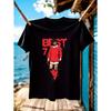 T-shirt Grafica da Calcio da Uomo George Best - Design Vintage di Calcio con Stampa Iconica del Numero 7, Cotone Girocollo Manica Corta, Lavabile in Lavatrice