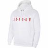 Jordan Alphabet Logo Pullover Hoodie Men Tops White DC9091-100