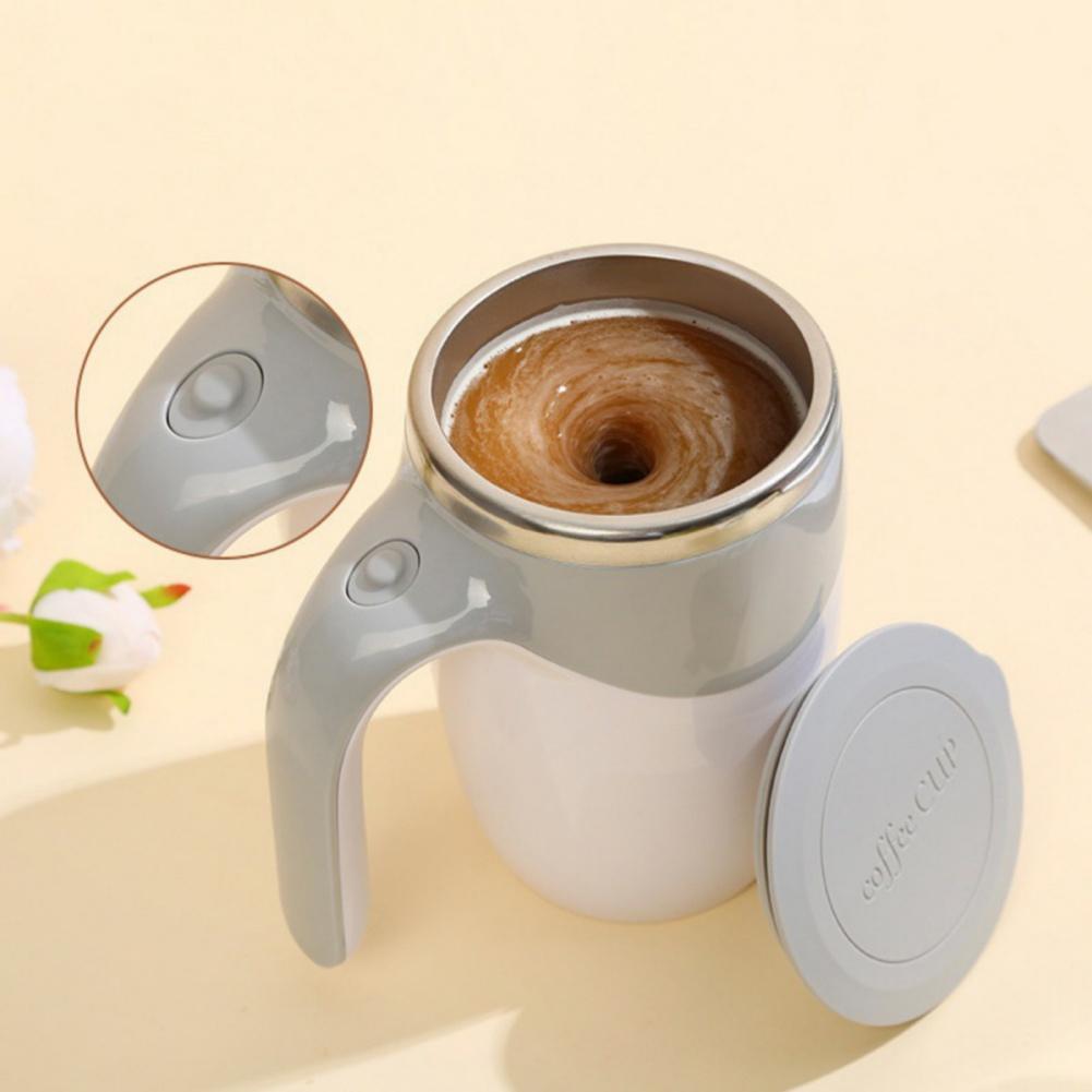 Stainless Steel Automatic Stirring Coffee Cup USB Charging