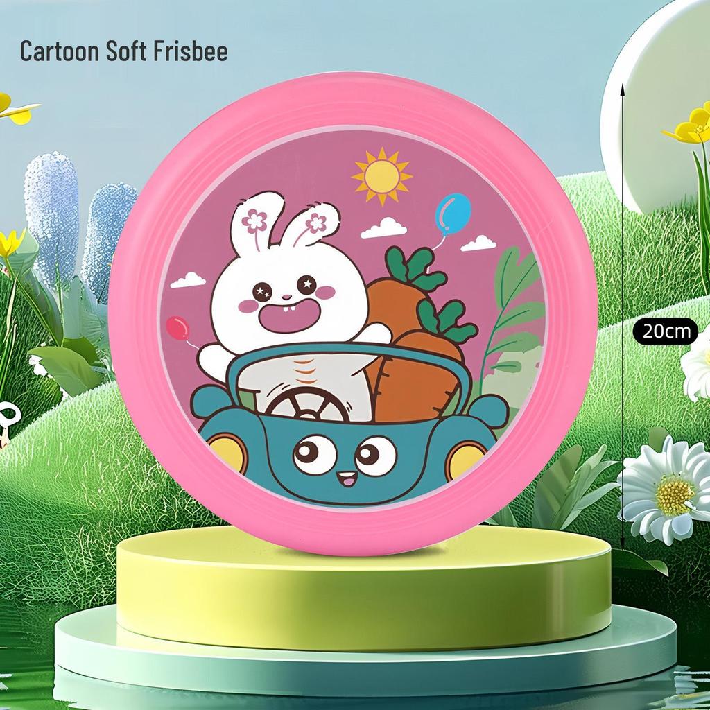 Kids' Soft Frisbee: Outdoor Hand-Thrown Flying Disc for Boys and Girls, Perfect for Beach Play and Parent-Child Bonding.