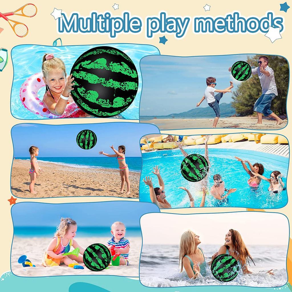 Inflatable Watermelon Beach Ball Summer Outdoor Toys Sports For Children Swimmming Pool Games Kids Adults Party Water Balloons