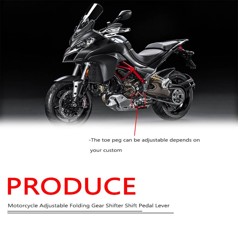 Motorcycle Adjustable Folding Gear Shifter Shift Pedal Lever For Ducati Multistrada 1200 Enduro 2011-2018 2014 2015 2016 2017