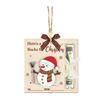 1/6Pcs Christmas Wallet Pendant Snowman Xmas Tree Gift Box Deer Pattern Pendant Striking Atmosphere