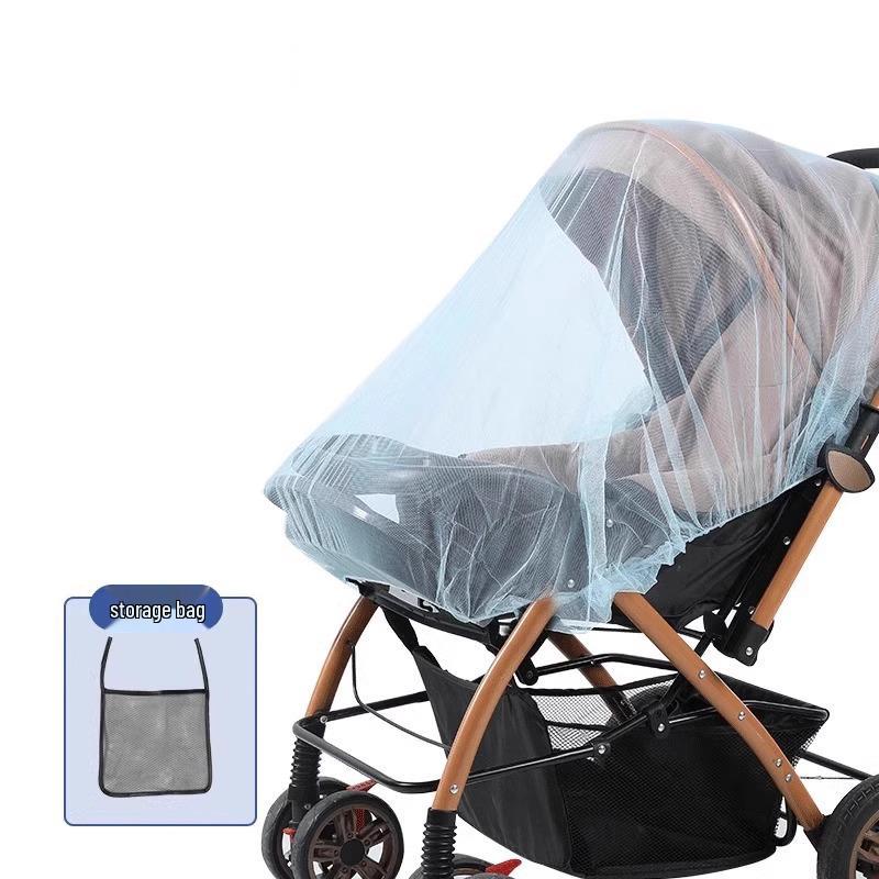 Universal Full Coverage Baby Stroller Mosquito Net with Enlarged Encrypted Mesh