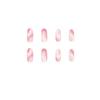 Pop Series Pink & White Wearable Manicure Removable False Nail Stickers