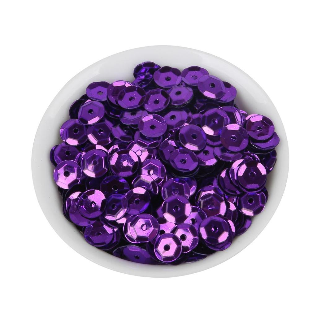 1200pcs(20g) 6mm Sequin PVC Flat Round Loose Sequins Paillettes Sewing Wedding Craft Women Garments Accessories
