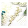 [Miaomyao] Kanzashi Hairpin, Single Stick Hair Accessory for Kimono, Yukata, Pearls, Antique White Plum Blossom, Gold Hair Accessory. A Single-stick