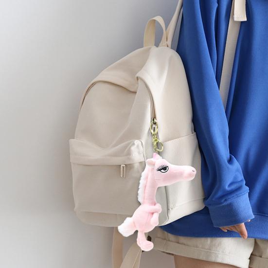 2026 Year of The Horse Plush Keychain Lucky Mascot Toy Pendant for Bag Car Backpack Cute Pony Doll Ornament